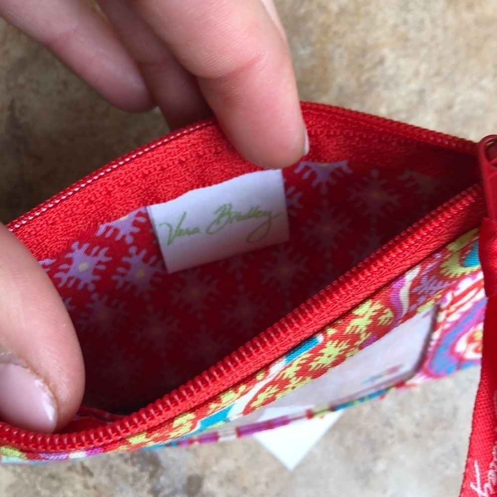 COPY - NWT vera Bradley zip ID case paisley in paradise - Picture 4 of 4